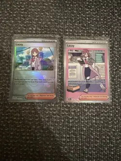 Pokemon TCG Trainer Lacey Prismatic Evolutions Holo Card 175/131 NM Condition - Image 1
