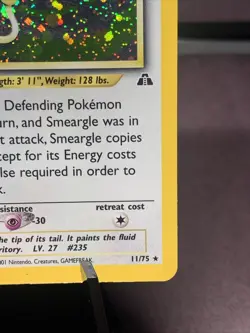 Pokemon TCG Smeargle Neo Discovery 11/75 Holo Rare WOTC VTG 2001 - Image 4