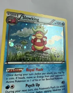 Pokemon TCG Slowking BREAKPoint 21/122 Holo Holo Rare. Cosmo Holo. MP - Image 3