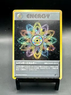 Pokemon TCG Rainbow Energy #17/82 w/ Swirl Team Rocket Unlimited LP - Image 1