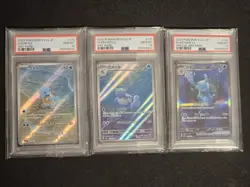 Squirtle Wartortle Blastoise PSA 10 Pokemon 151 SEQ PSA 10 sv2a - Image 1