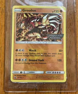 Groudon 81/168 Sealed Legendary Pokemon Sealed PROMO POKEMON - Image 1