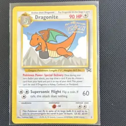 Pokemon Dragonite Promo Kids WB Movie 05/53 90HP Stage 2 1999 Wizards TCG - Image 1