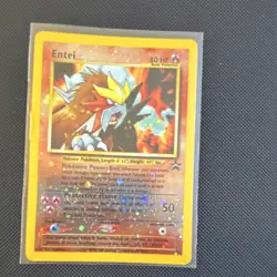 Entei Holo Black Star Promo 34 Wizards Black Star Promos 80HP Pokemon TCG - Image 1