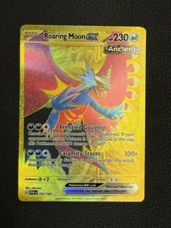 Pokemon Roaring Moon ex Special Illustration Rare Holo 262/182 Paradox Rift 230… - Image 1