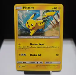 2017 Pokemon Black Star Promo Pikachu #SM81 LP - Image 1