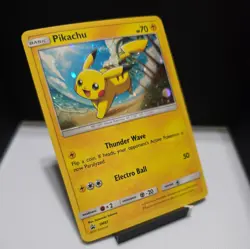2017 Pokemon Black Star Promo Pikachu #SM81 LP - Image 2