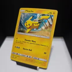 2017 Pokemon Black Star Promo Pikachu #SM81 LP - Image 3