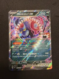 Munkidori EX 037/064 Play Stamped Prize Pack Shrouded Fable Pokemon TCG - Image 1
