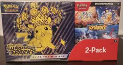 Pokemon Surging Sparks Costco 2-Pack - Elite Trainer Box (ETB) + Booster Bundle - Image 1