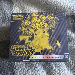 Pokemon TCG Surging Sparks ETB Elite Trainer Box Sealed - Image 1