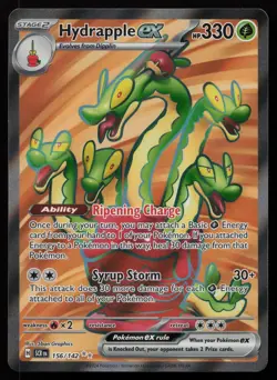 Hydrapple ex 156/142 Ultra Rare Stellar Crown Pokemon NM - Image 1
