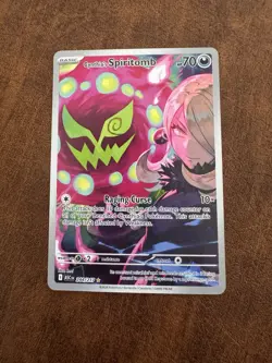 Pokemon TCG Cynthia's Spiritomb ASC EN Illustration Rare Holo 244/217 pack fresh - Image 1