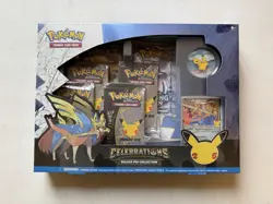 Pokemon Tcg Celebrations 25th Anniversary Deluxe Pin Collection Box Zacian 820650809422 - Image 1