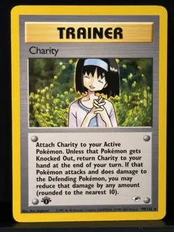 Wizards of the Coast Pokemon Charity Trainer Gym Heroes 1st Edition Rare 099/132 - Image 1