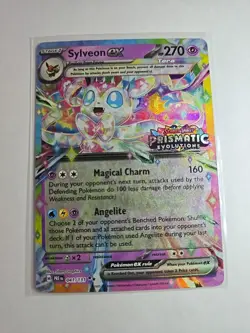 Pokemon TCG Sylveon EX 041/131 Prismatic Evolutions Stamped Promo (2) - Image 1