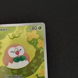 Pokemon Rowlet 090/088 POR Rare Full Art Holo Basic English 2026 - Image 3