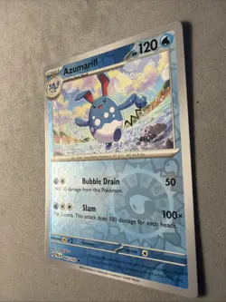 Pokemon TCG * SV Paldea Evolved * 45/193 Azumarill REVERSE HOLO Uncommon * NM - Image 2