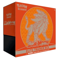 Pokemon Sun & Moon Elite Trainer Box Solgaleo 820650802041 - Image 1