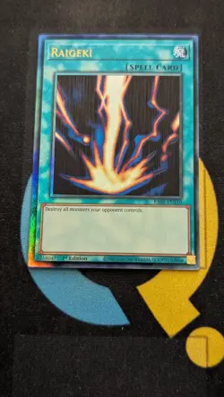 RA05-EN110 Raigeki Ultimate Rare 1st Ed YuGiOh - Image 1