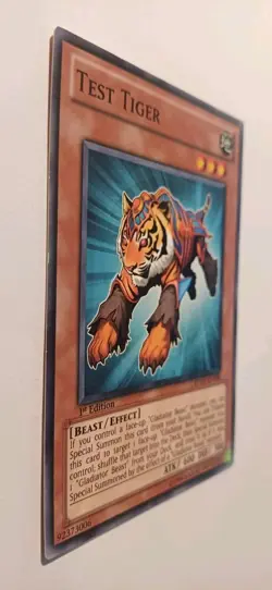 Test Tiger RYMP-EN098 1st Edition YuGiOh TCG Card LP - Image 2