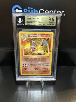 BGS 9.5 PSA 10 Pokemon TCG Charizard 4/102 Celebrations Holo Card - Image 1