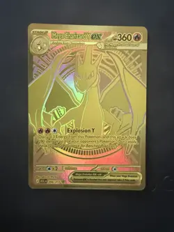Mega Charizard Y EX 294/217 Pokemon TCG Ascended Heroes Gold Hyper Rare - Image 1