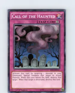 Yu-Gi-Oh TCG Call of The Haunted BP03-EN187 1st Edition Shatterfoil Rare Card NM - Image 1