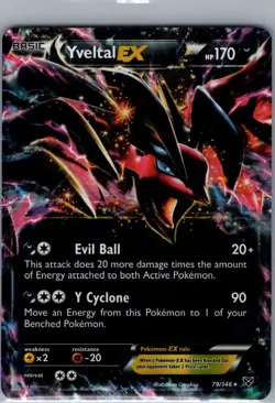 Yveltal EX 79/146 XY Base Set - Pokemon Card - NM - Image 1