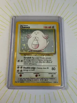 Pokemon TCG Chansey Base Set Holo Rare Card 3/102 NM/LP Condition ✨ - Image 5