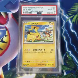 Pokemon Card | PSA 10 Pikachu 120/SV-P Gym Event Campaign Japanese Promo - Image 1