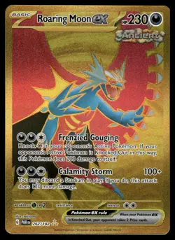 Pokemon Cards Roaring Moon ex 262/182 Paradox Rift Hyper Rare NM - Image 1
