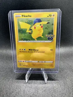 Pikachu 028/078 Pokemon GO Reverse Holo - Image 1