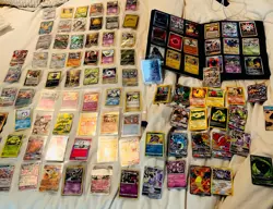 ⚡💧🔥🍃 Pokemon Binder Collection Lots Of Nice Cards Arts/vintage/EX. +more - Image 1