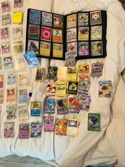 ⚡💧🔥🍃 Pokemon Binder Collection Lots Of Nice Cards Arts/vintage/EX. +more - Image 3