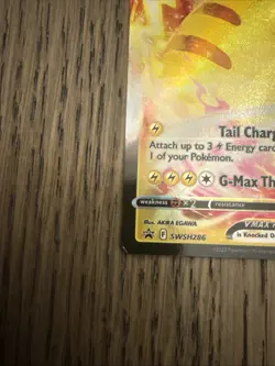2023 Pokemon Pikachu VMax SWSH282 Black Star Promo Full Art - Image 3