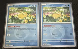 Set of 2 Psyduck 039/217 Reverse Holo Pokemon Ascended Heros NM - Image 1