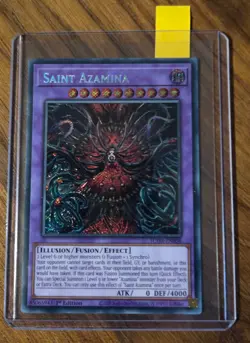 Saint Azamina SUDA-EN036 Secret Rare 1st Edition Yu-Gi-Oh! Supreme Darkness - Image 3