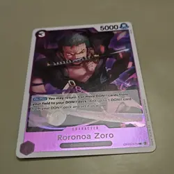 Roronoa Zoro OP09-076 Rare Foil PRB02 -The Best Vol 2 One Piece TCG CCG English - Image 2