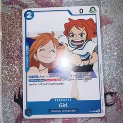 One Piece TCG P-096 Girl Pre-Release Promo – English - Image 1