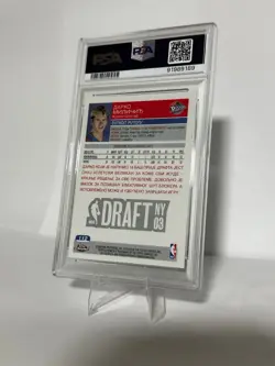 2003-04 Topps Chrome - Darko Milicic #112 Serbian Rookie PSA 10 - Image 2