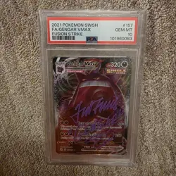 Pokemon - Gengar VMAX - Ted Lewis Signed - 157/264 - Fusion Strike - PSA 10 - Image 2