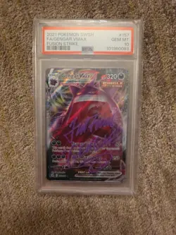 Pokemon - Gengar VMAX - Ted Lewis Signed - 157/264 - Fusion Strike - PSA 10 - Image 5