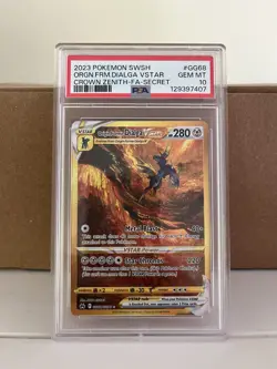 Pokemon TCG Origin Forme Dialga VSTAR Crown Zenith GG68/GG70 PSA 10 Gem Mint - Image 1