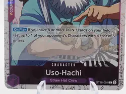 Uso-Hachi (Pirate Foil) C Premium Booster -The Best- Vol. 2 ST18-001 NM English - Image 2