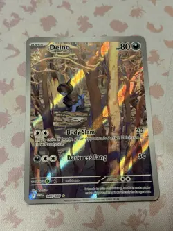 Deino - 146/086 - Illustration Rare- White Flare -English - Pokemon Card - NM/M - Image 1