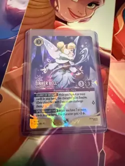 Tinker Bell - Snowflake Collector (Set Champ) 34 - Lorcana Enchanted Foil - Image 1