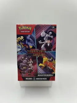 Pokemon TCG Destined Rivals Booster Bundle 6 Packs, Sealed, Team Rocket - Image 1