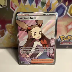 Pokemon Card Jasmine's Gaze 233/191 Surging Sparks Full Art NM - Image 1