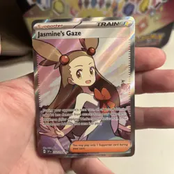 Pokemon Card Jasmine's Gaze 233/191 Surging Sparks Full Art NM - Image 4